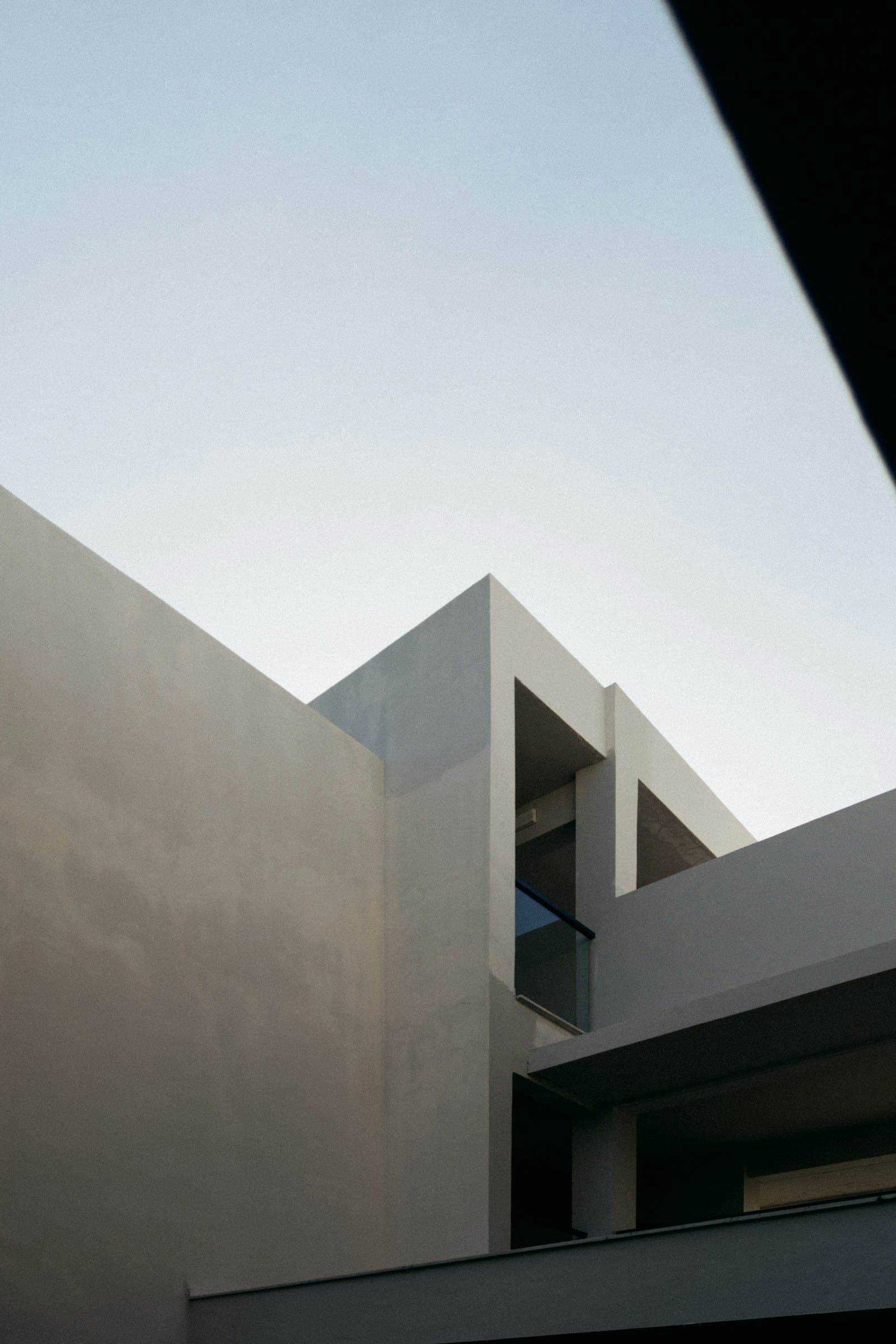 A corridor lit from above by a continuous skylight